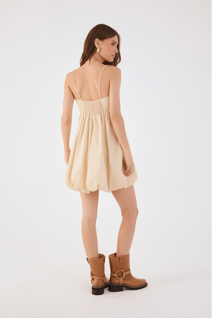 Vestido Algodão Balonê