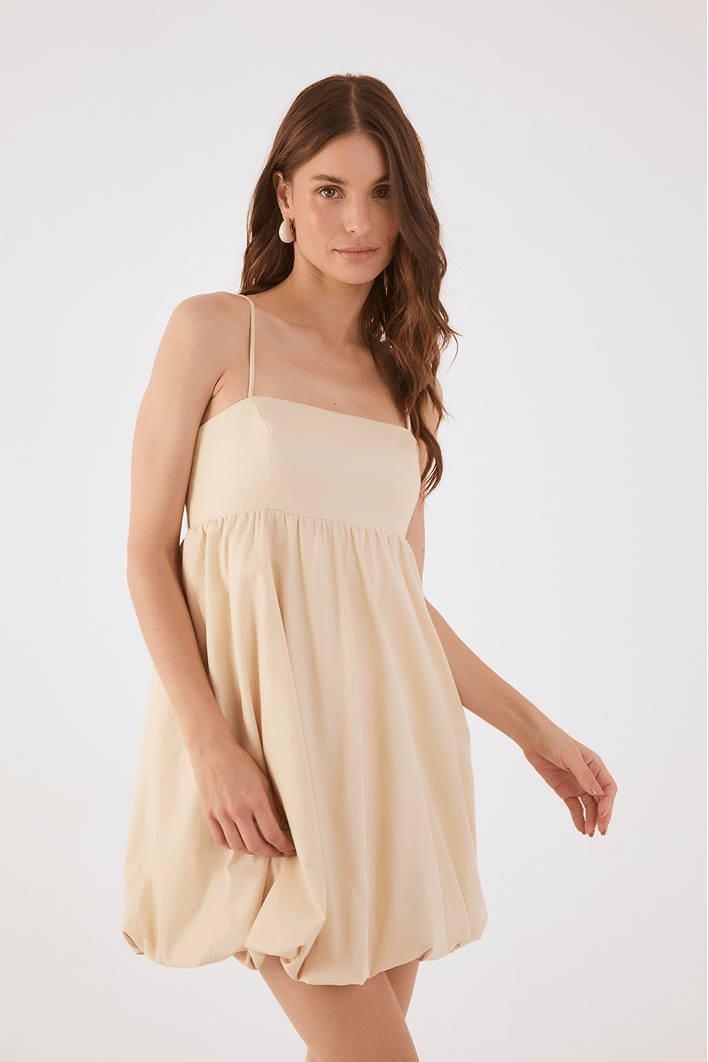 Vestido Algodão Balonê