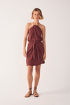 Vestido Curto Crepe Pareô