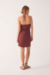 Vestido Curto Crepe Pareô