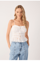 Blusa Algodão Drapeada
