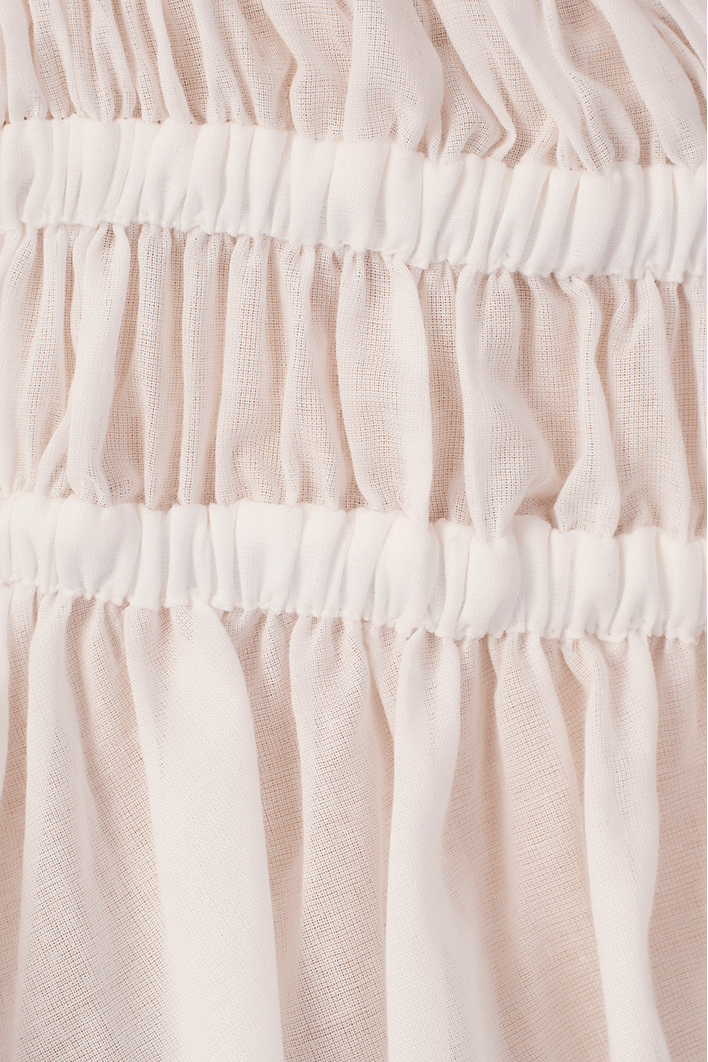 Blusa Algodão Drapeada