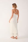 Vestido Tricot Ombro Só Rendado