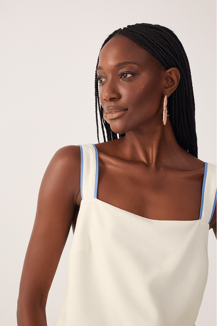 Conjunto Linho Estampa Mergulho