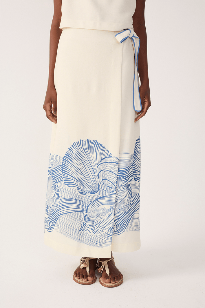 Conjunto Linho Estampa Mergulho