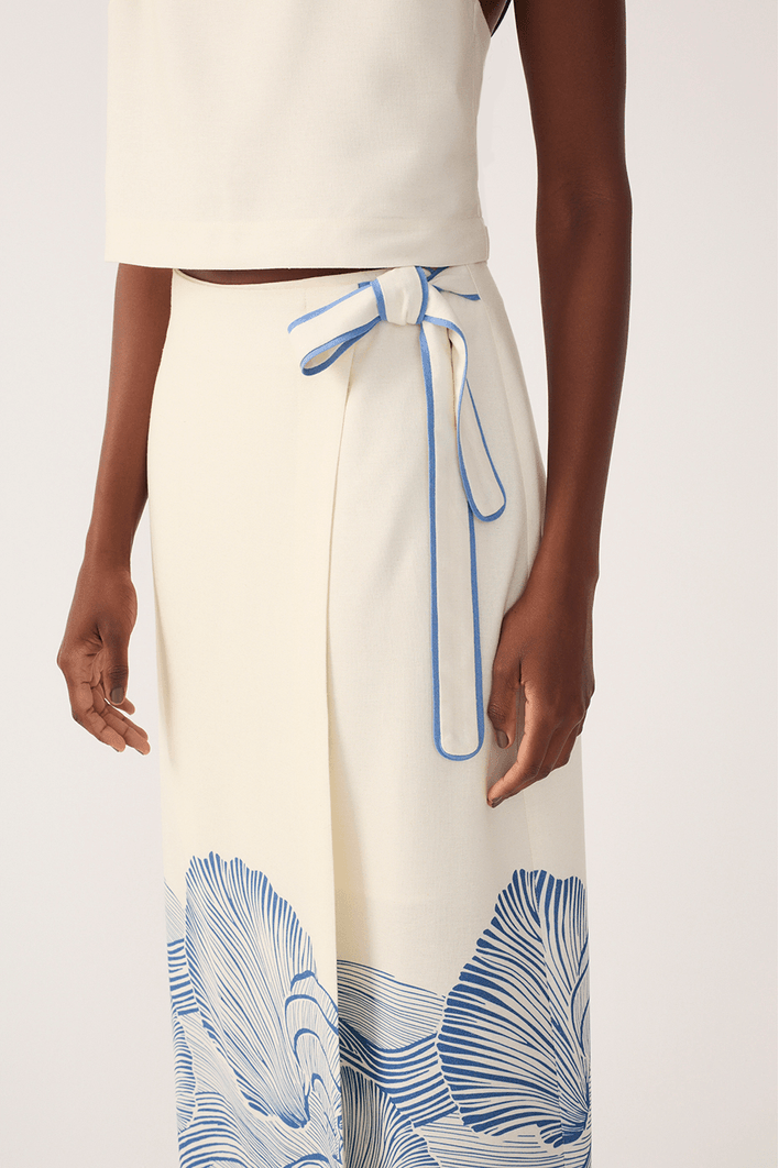 Conjunto Linho Estampa Mergulho