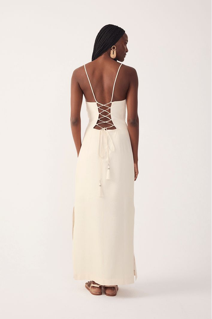 Vestido Cropped Estampa Flor do Oceano