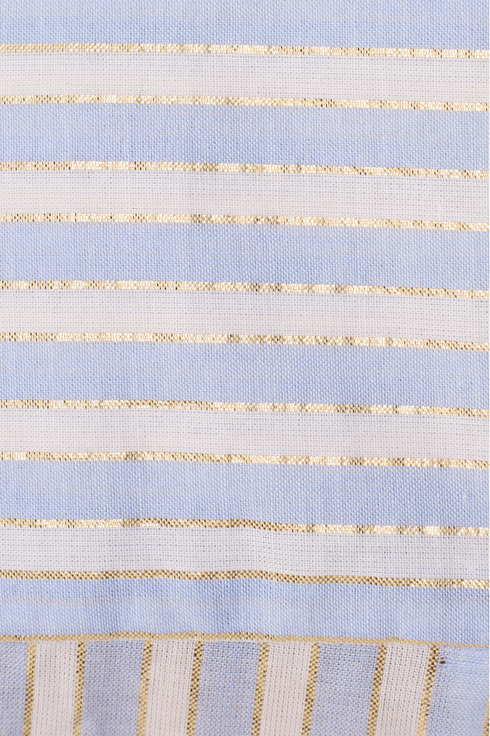 Camisa Algodão Listras Lurex