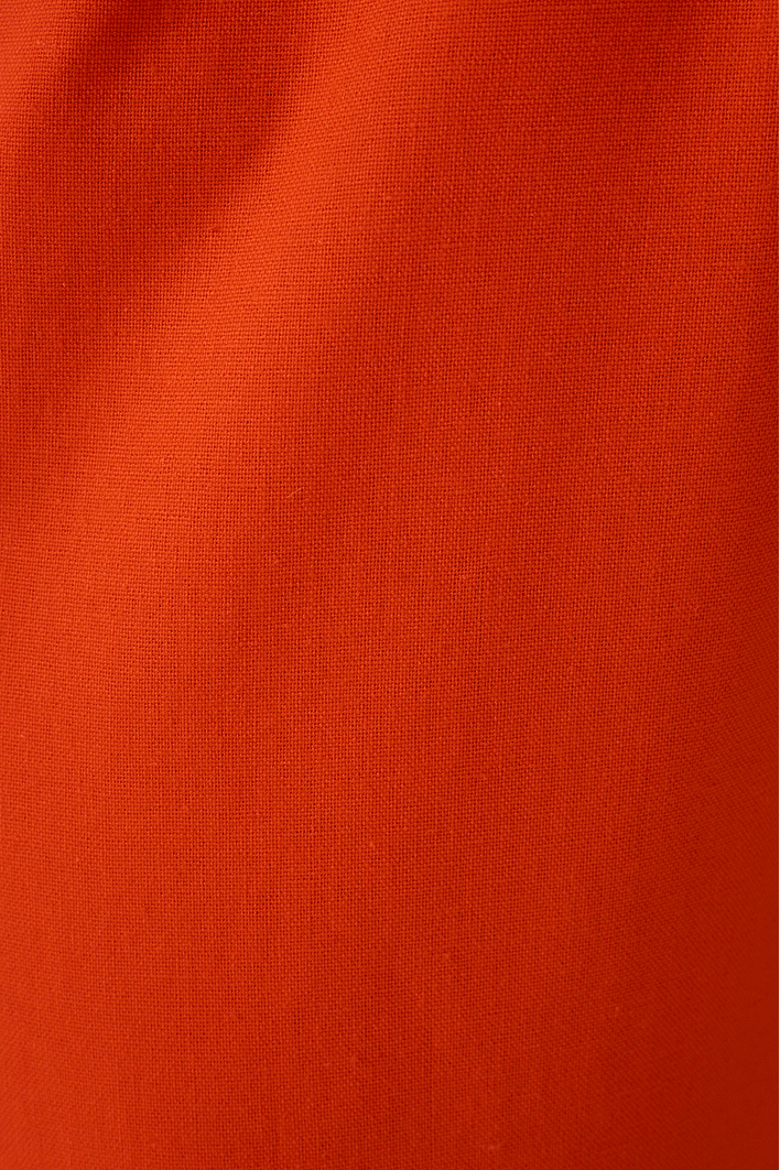 Vestido Longo Linho Busto Franzido