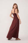 Vestido Cropped Algodão Franzido