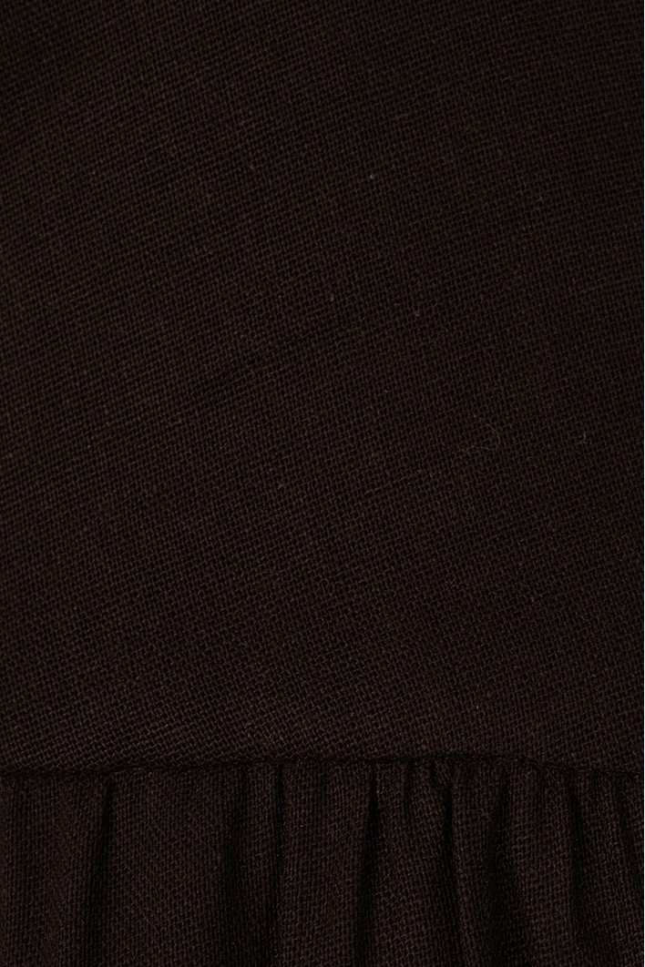 Vestido Cropped Linho Pala Larga