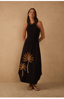 Vestido Regata Bordado Céu Sereno