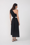 Vestido Cropped Linho Pala Bordada