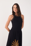 Vestido Regata Bordado Céu Sereno