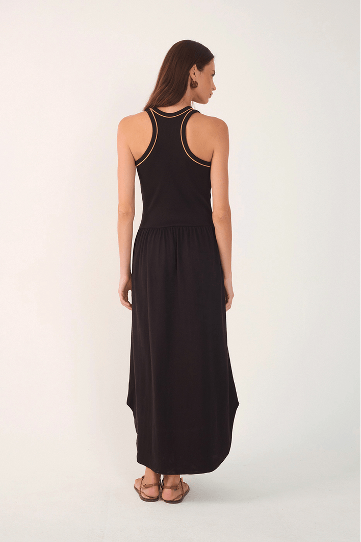 Vestido Regata Bordado Céu Sereno