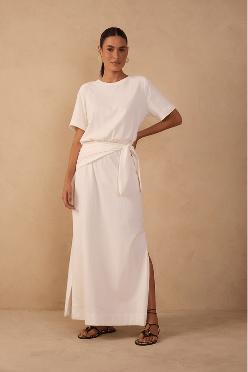 Vestido T-shirt Pareô