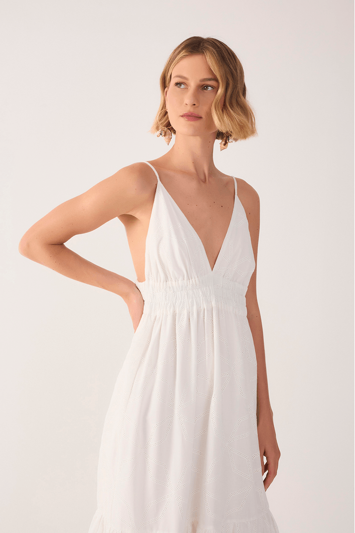 Vestido Longo Com Maria