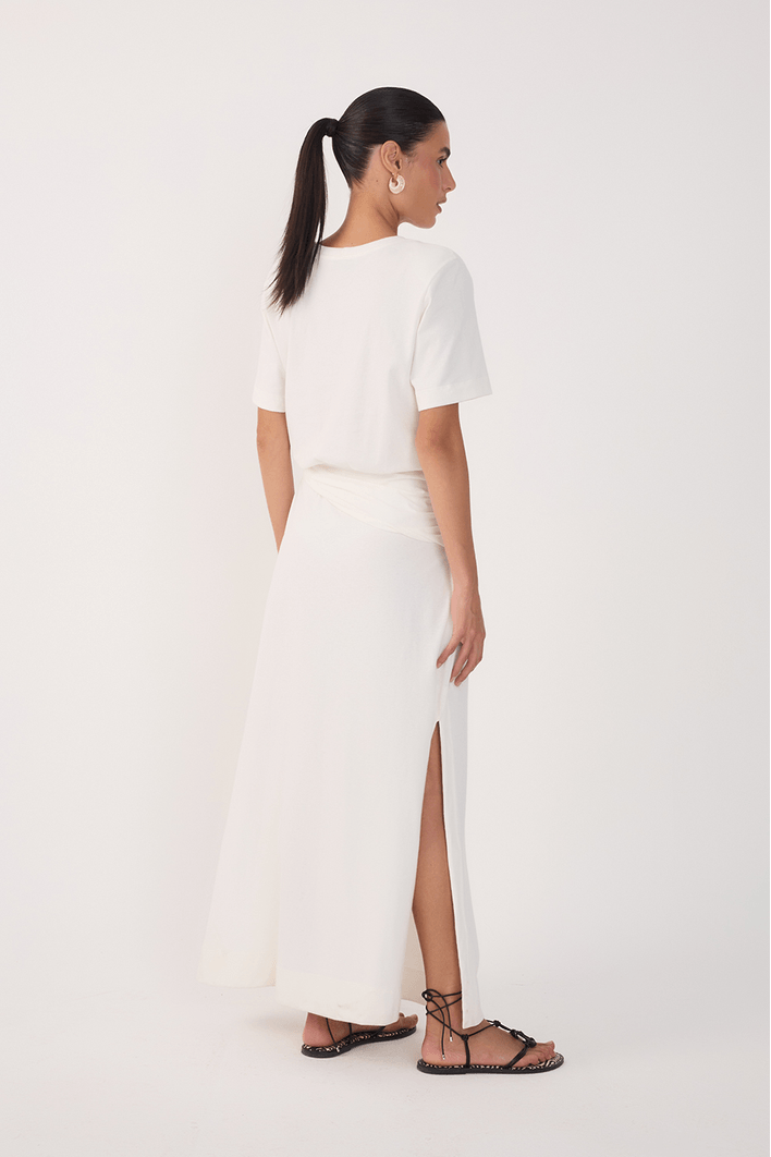 Vestido T-shirt Pareô