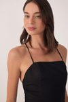 Vestido Cropped Bicolor