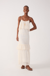 Vestido Longo Tule Rendado