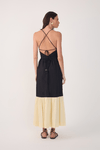 Vestido Cropped Bicolor