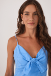 Vestido Curto Nó Busto