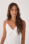 Vestido Curto Nó Busto