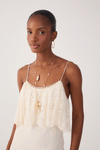 Vestido Longo Tule Rendado