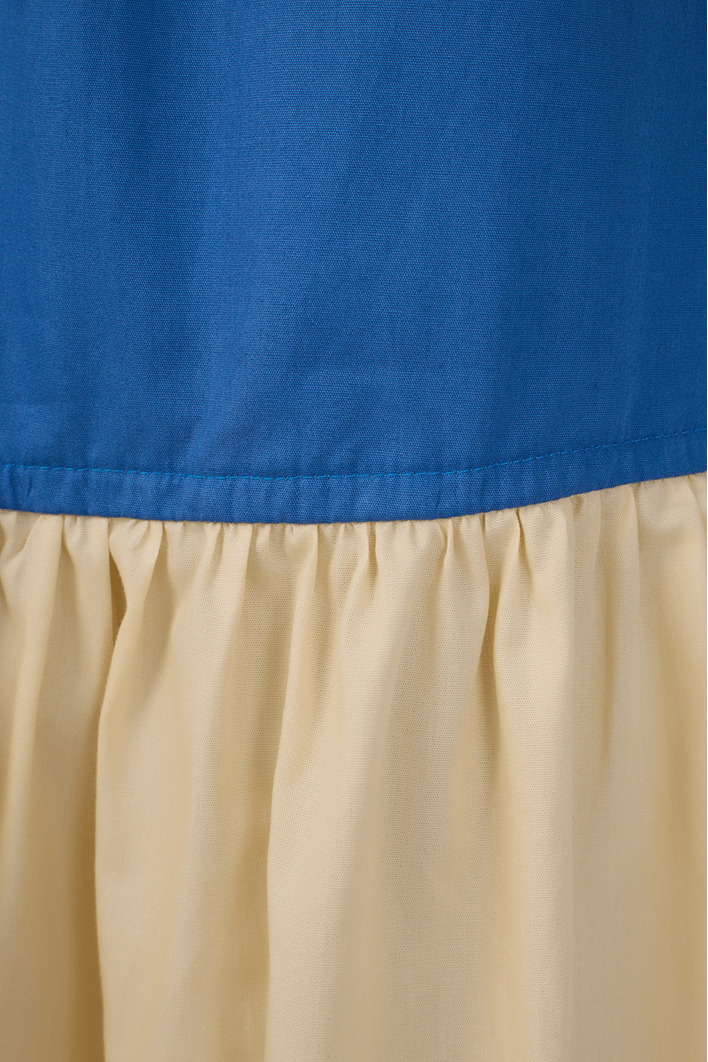 Vestido Cropped Bicolor