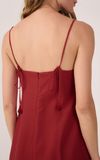 Vestido Curto Linho Reto