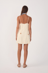 Vestido Curto Linho Reto