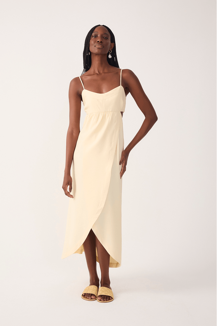 Vestido Cropped Transpassado