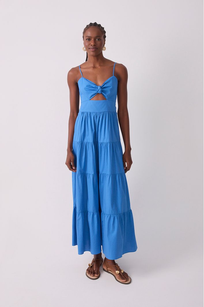 Vestido Algodao Cropped Marias