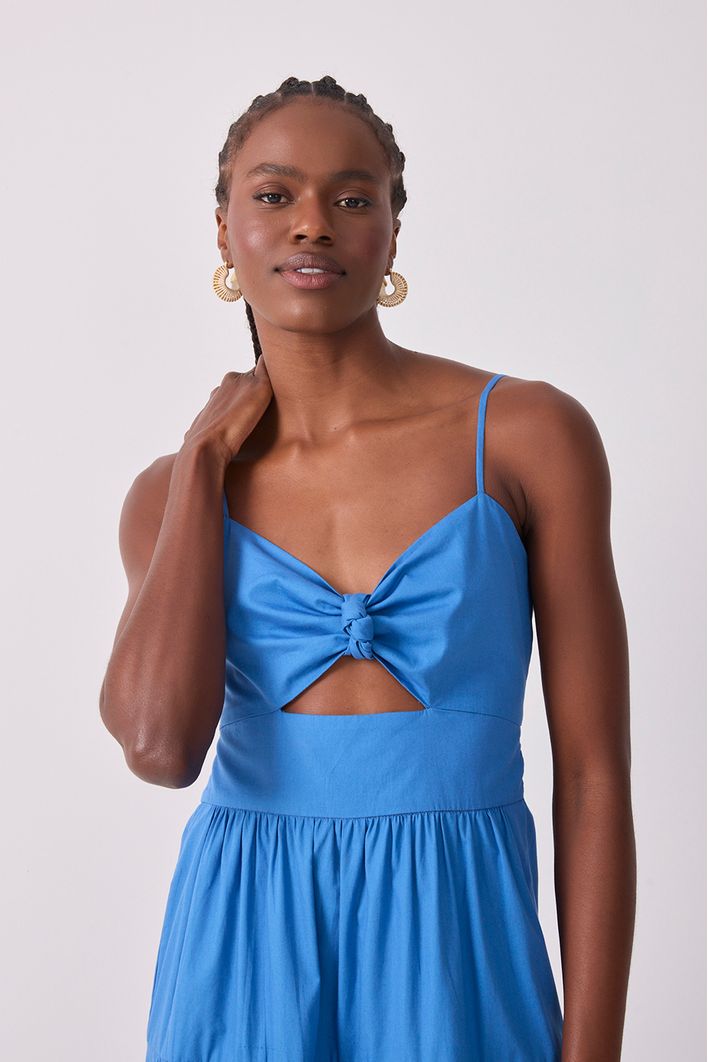 Vestido Algodao Cropped Marias