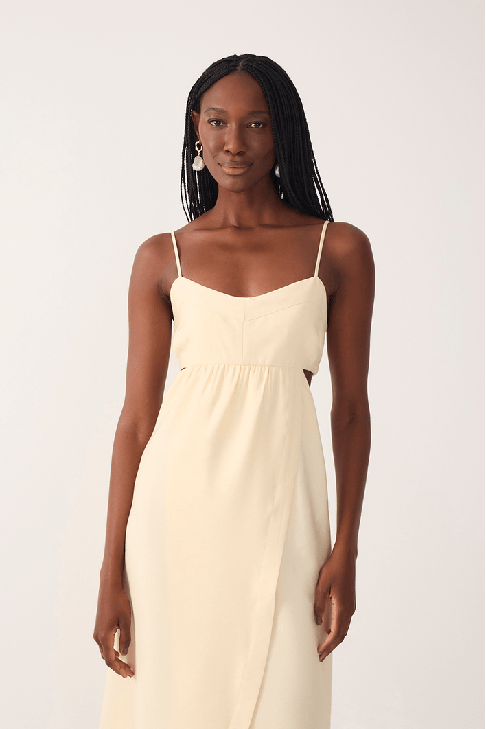 Vestido Cropped Transpassado