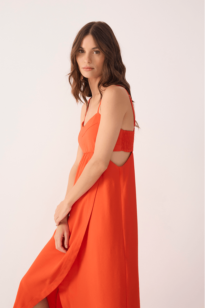 Vestido Cropped Transpassado