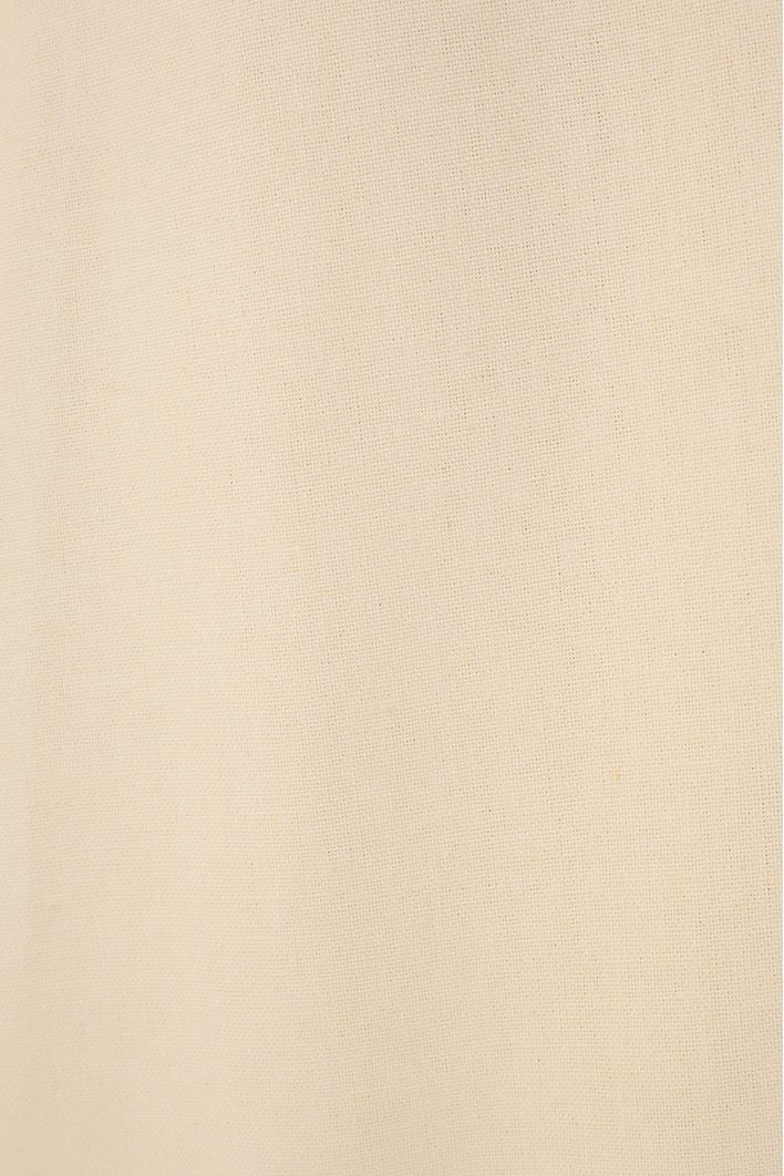 Vestido Longo Linho Busto Franzido