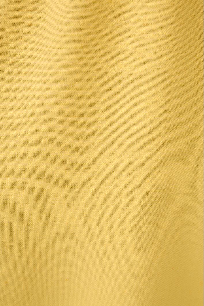 Vestido Longo Linho Busto Franzido