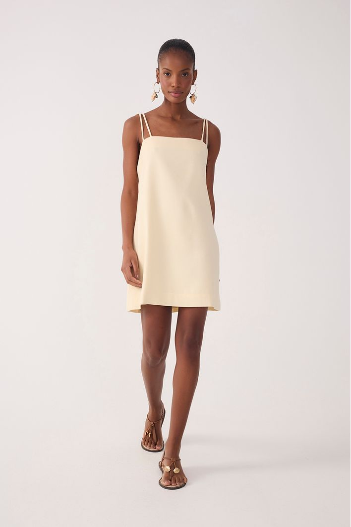 Vestido Curto Detalhe Alça