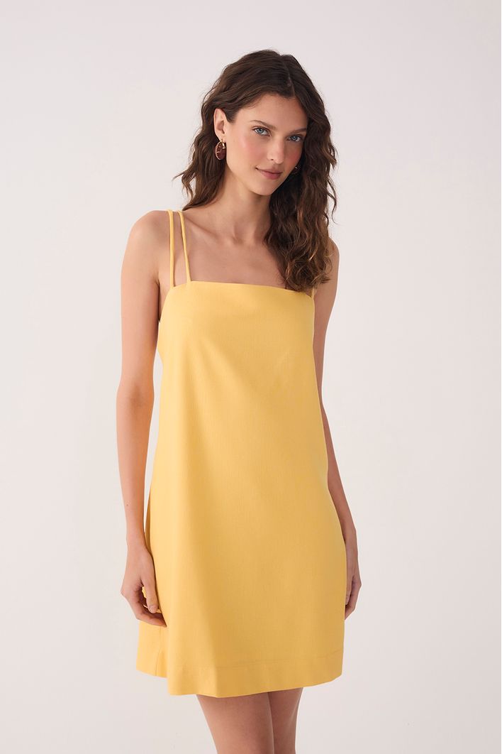 Vestido Curto Detalhe Alça