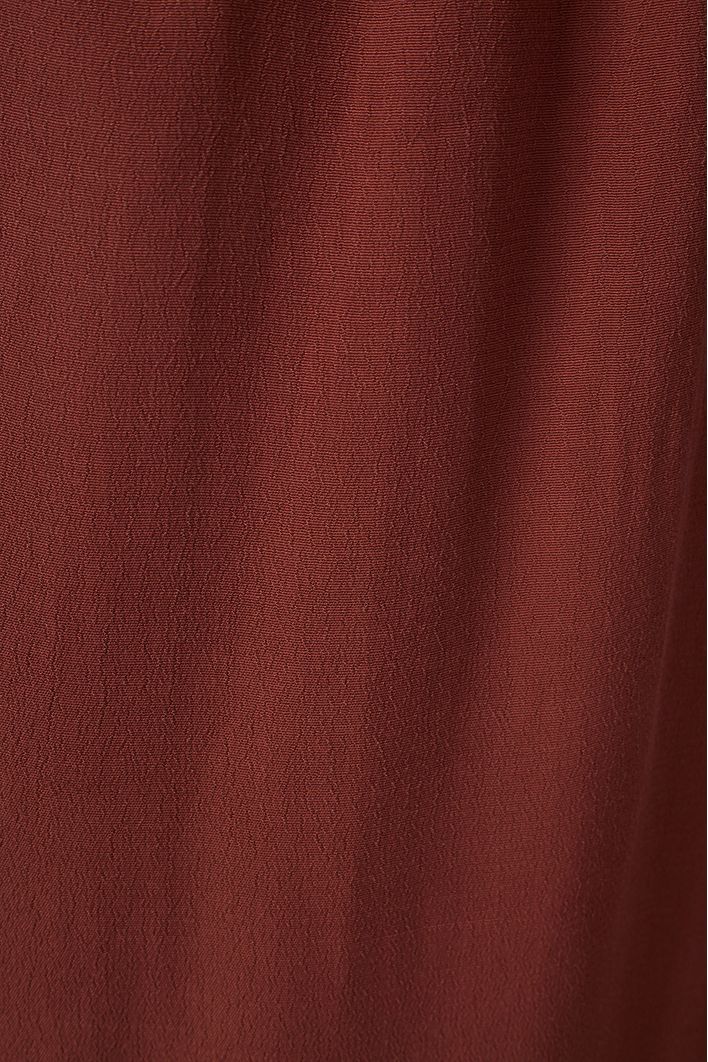Vestido Crepe Metal  Decote