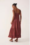 Vestido Cropped Crepe Busto Franzido