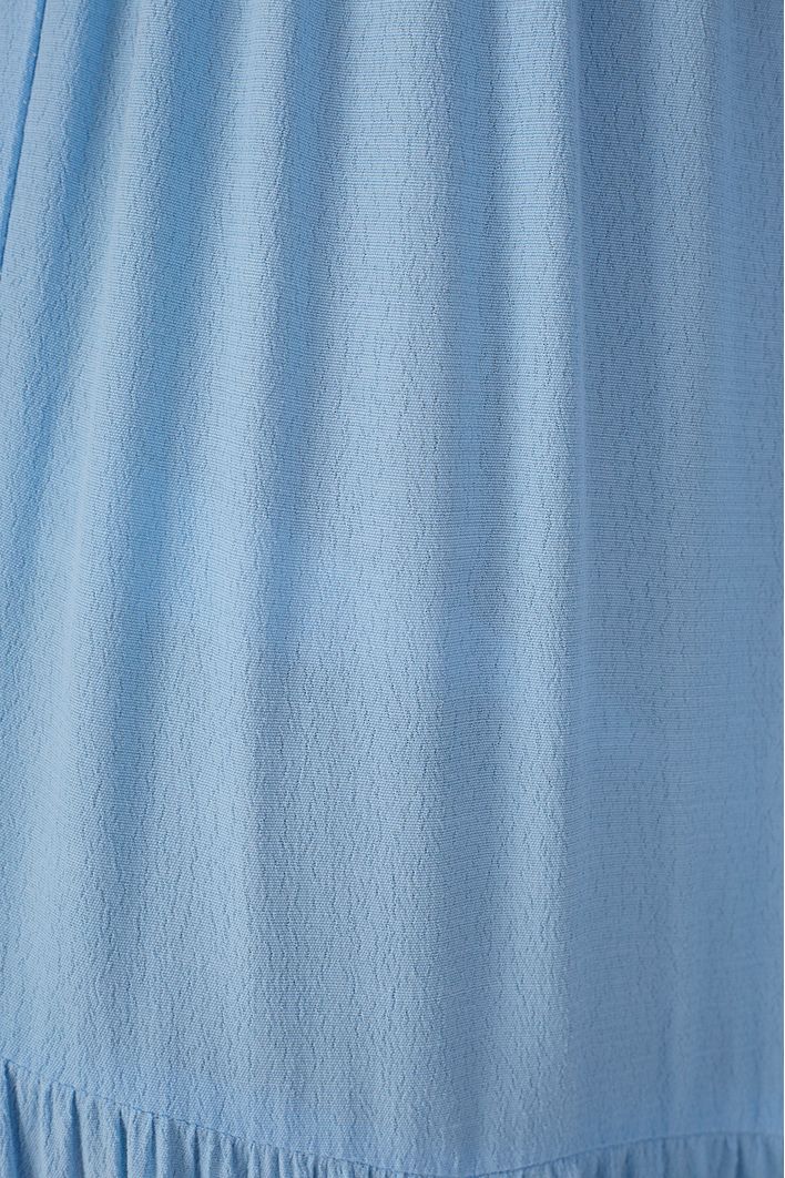 Vestido Cropped Crepe Busto Franzido