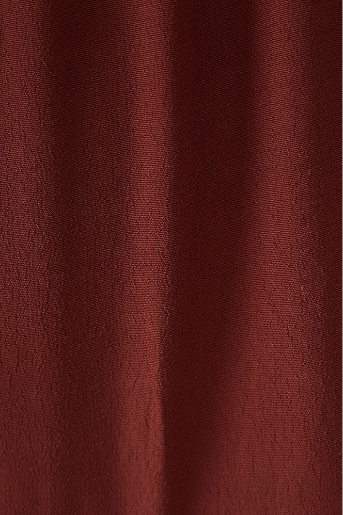 Vestido Cropped Crepe Busto Franzido