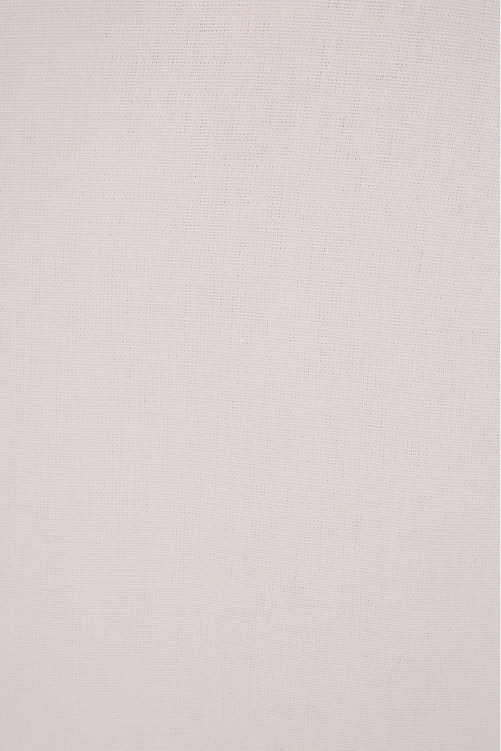 Vestido Cropped Linho Bordado Barrado