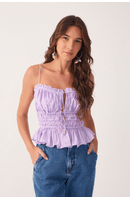 Blusa Algodão Drapeada