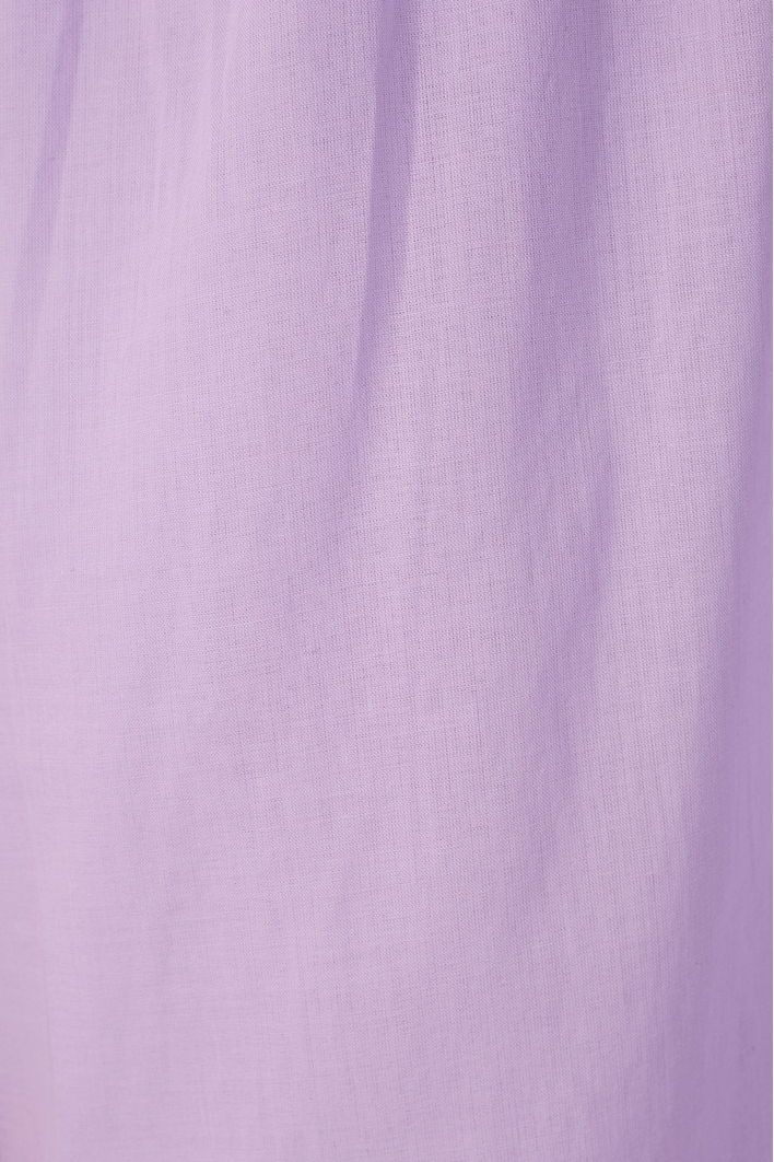 Vestido Longo Algodão Babado Cintura