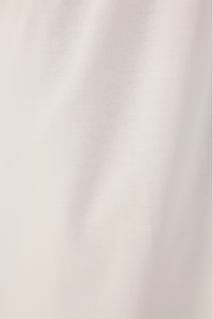 Vestido Longo Algodão Babado Cintura