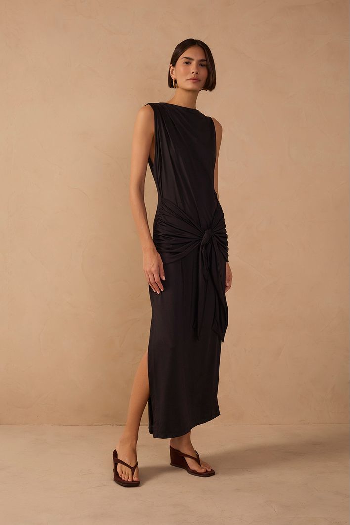 Vestido Jersey Faixa