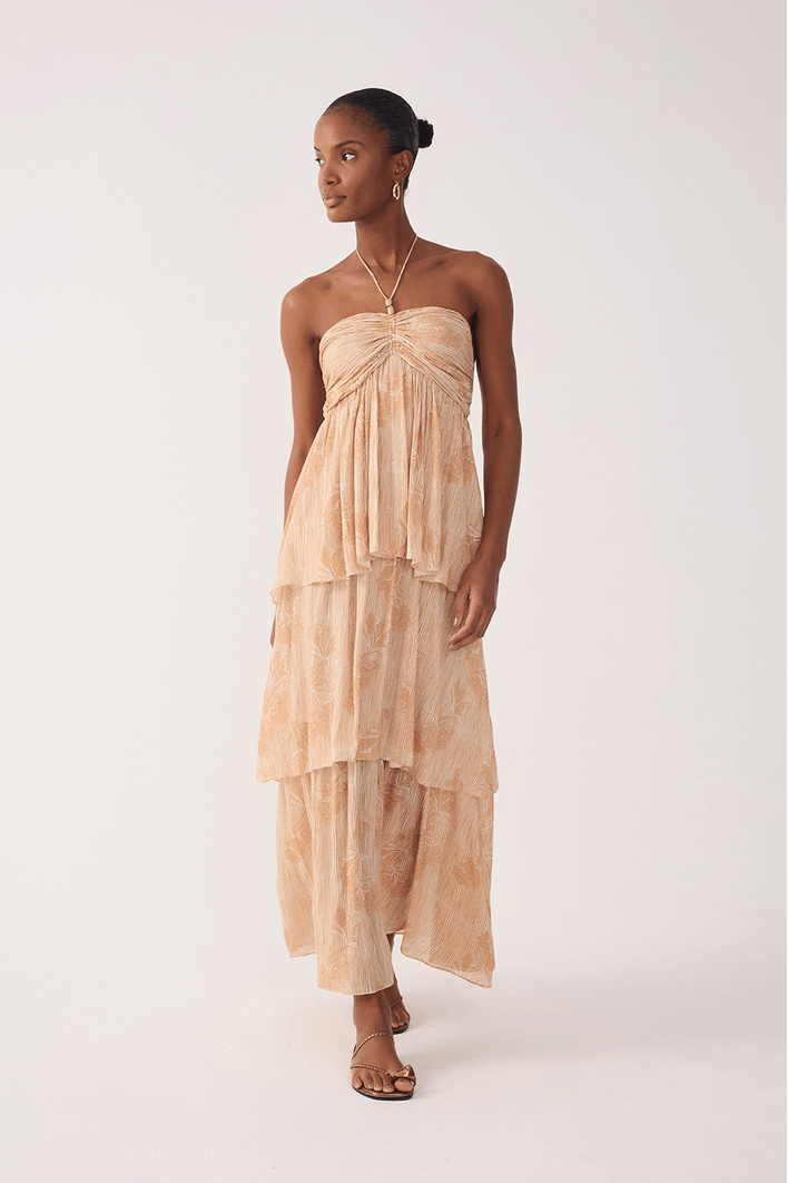 Vestido Cropped Estampa Doce Oceano